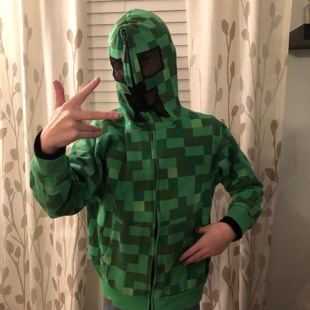 MINECRAFT Creeper Hoodie